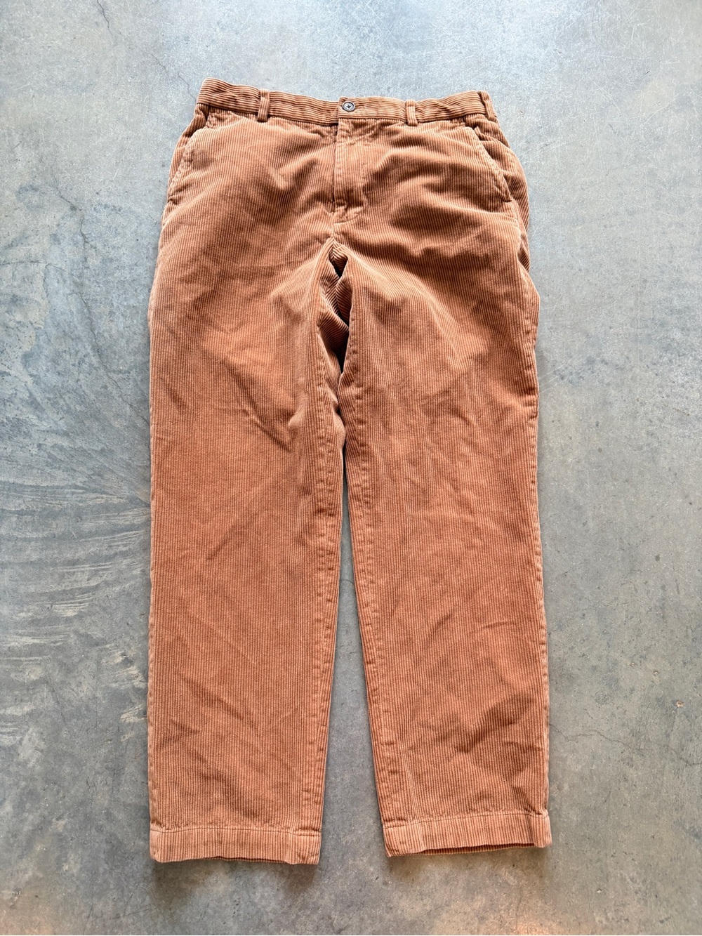 Brooks Brothers Clark Fit Corduroy Pants Men’s 34x32 Brown 100% Cotton